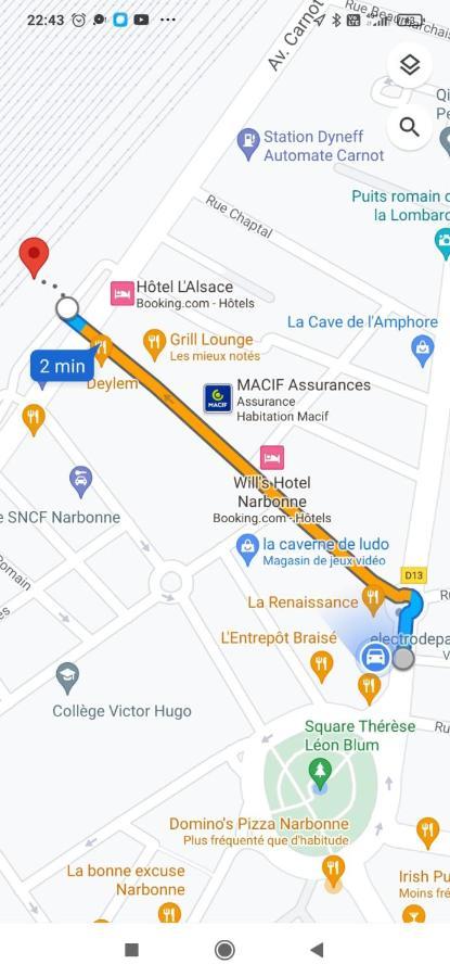 Narbonne Ville Et Mer Exteriör bild